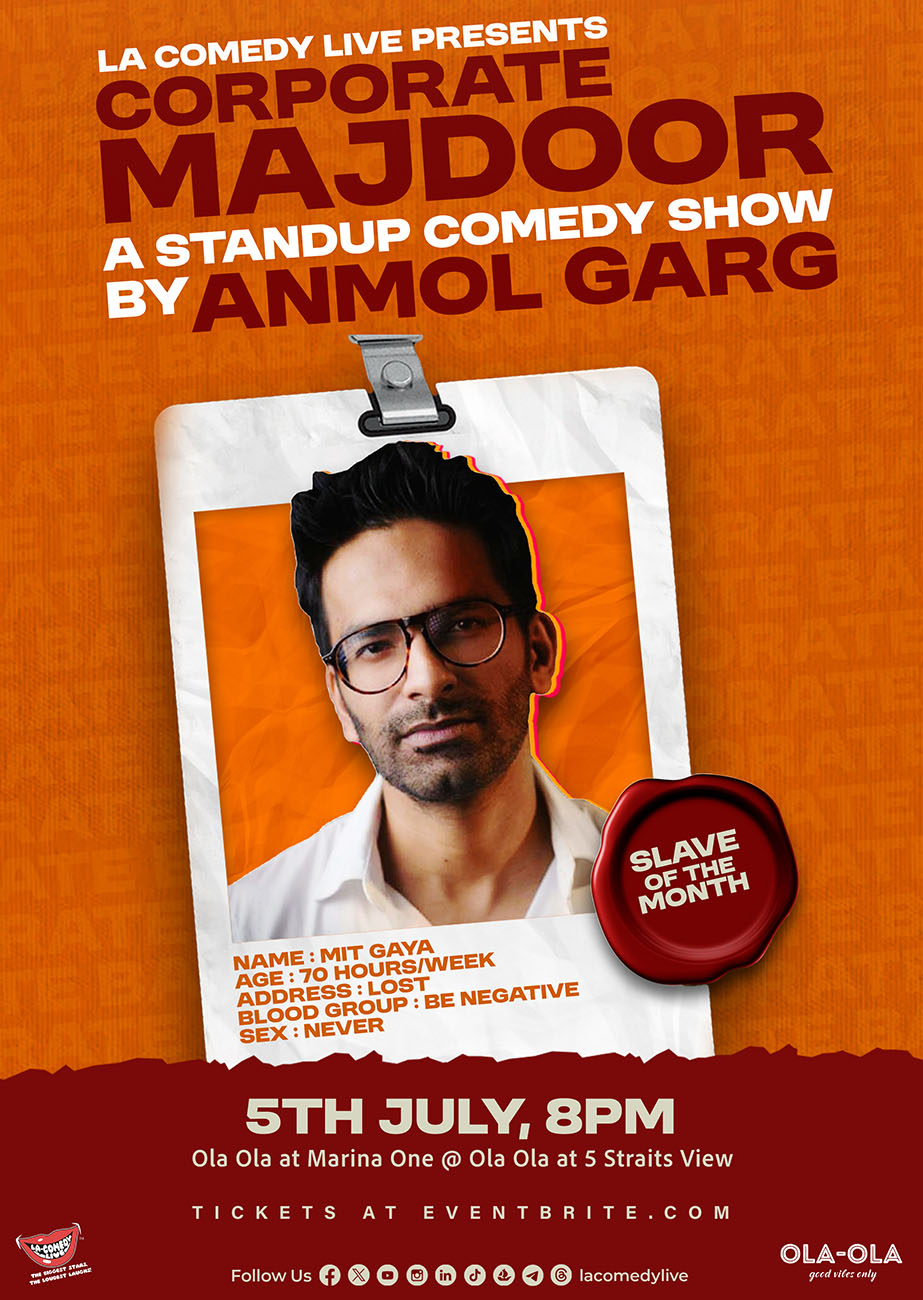 Anmol Garg Live in Singapore
